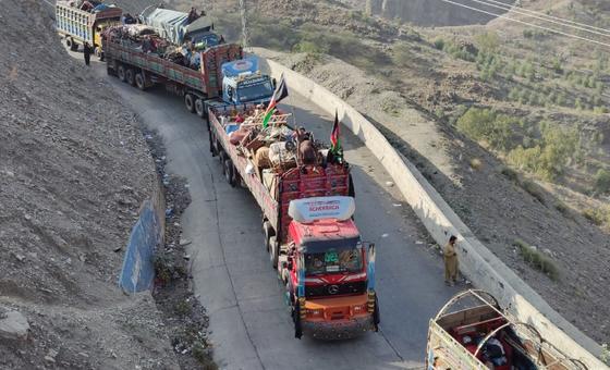 पाकिस्तान से लगभग दस लाख अफ़गान शरणार्थी स्वेच्छा से या जबरन निर्वासित